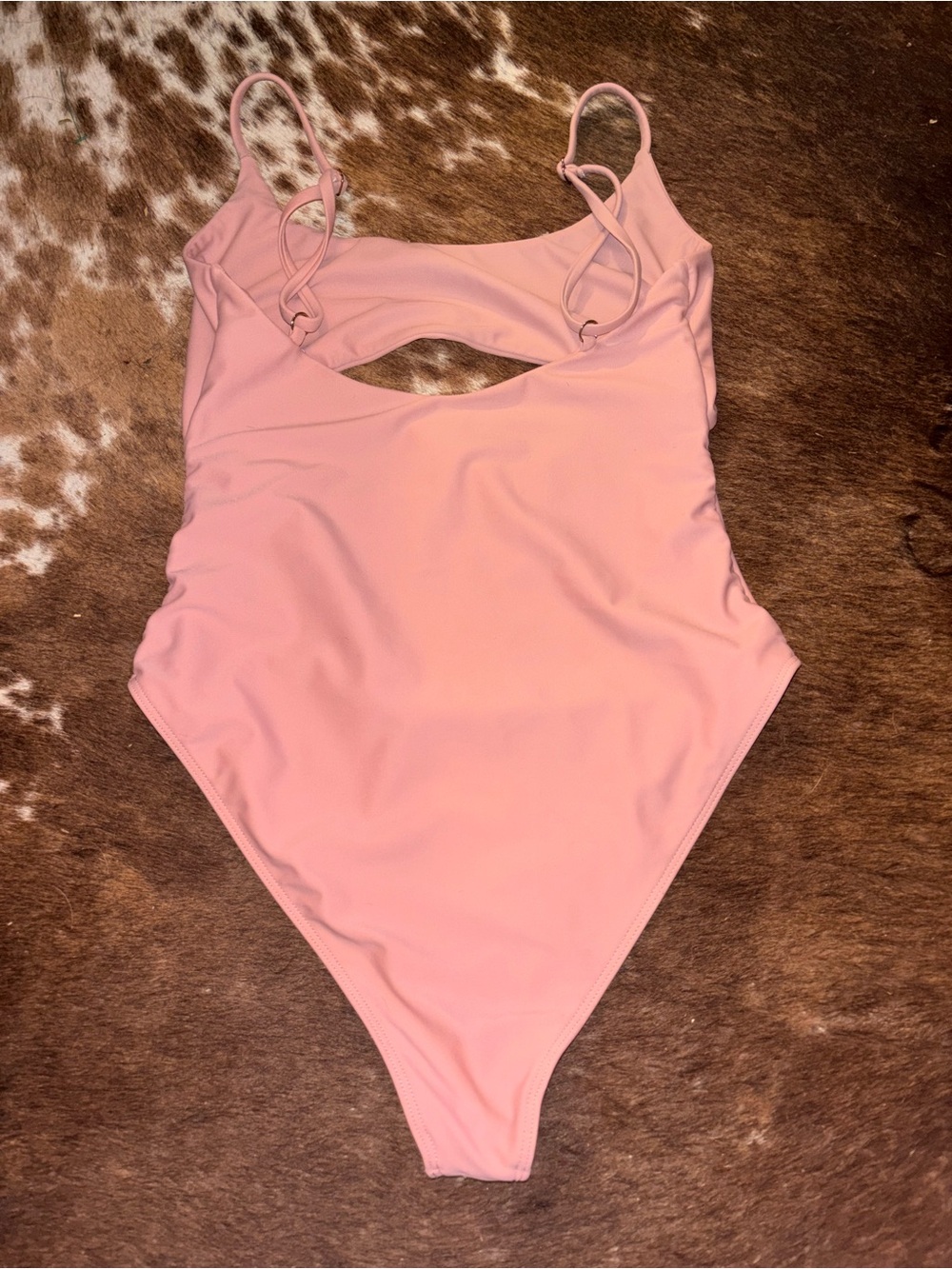 Beach Riot Blush Pink Medium Cutout One-Piece Swimsuit - Picture 3 of 4